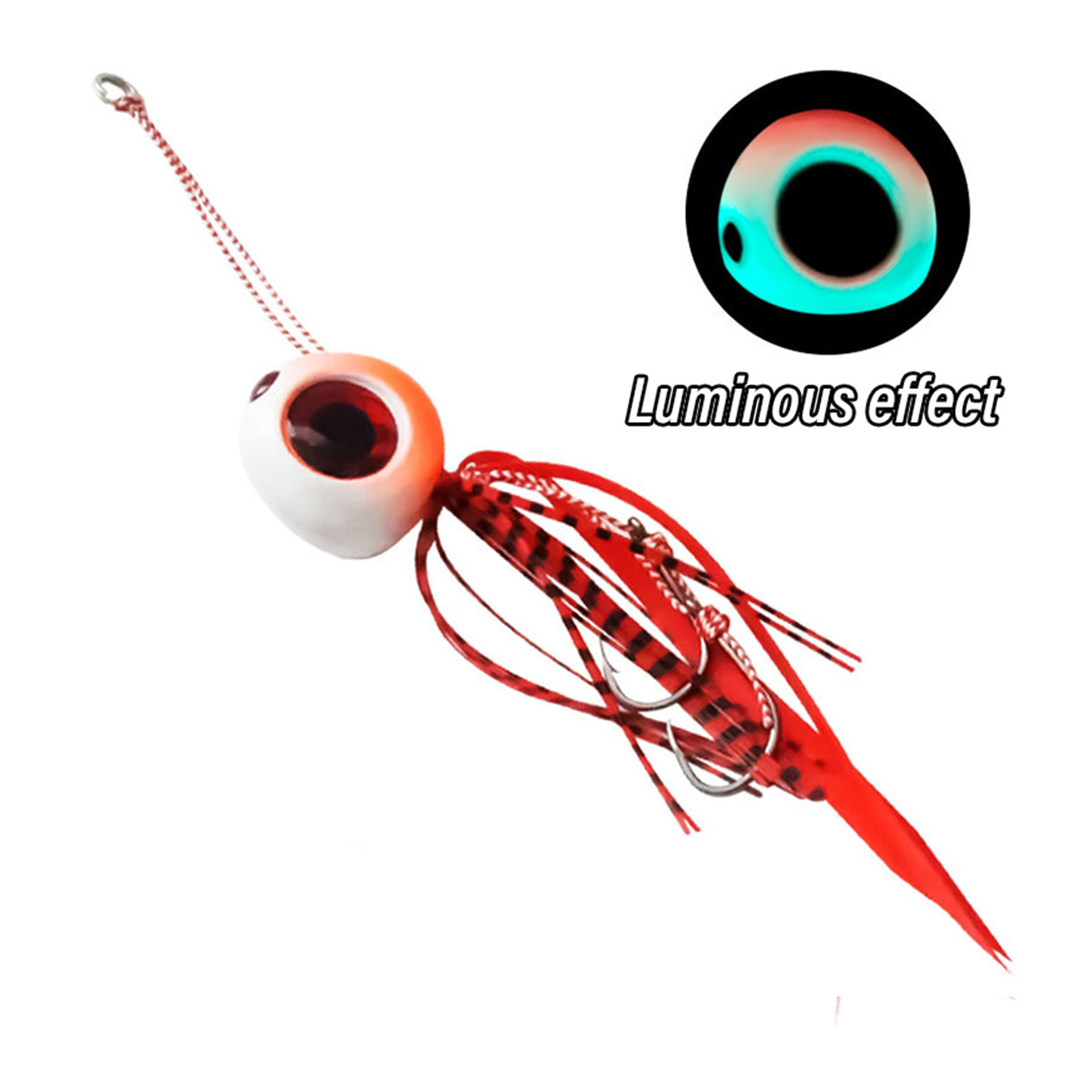 Luminous Fishing Lure with 3D Fisheye – Durable Hooks