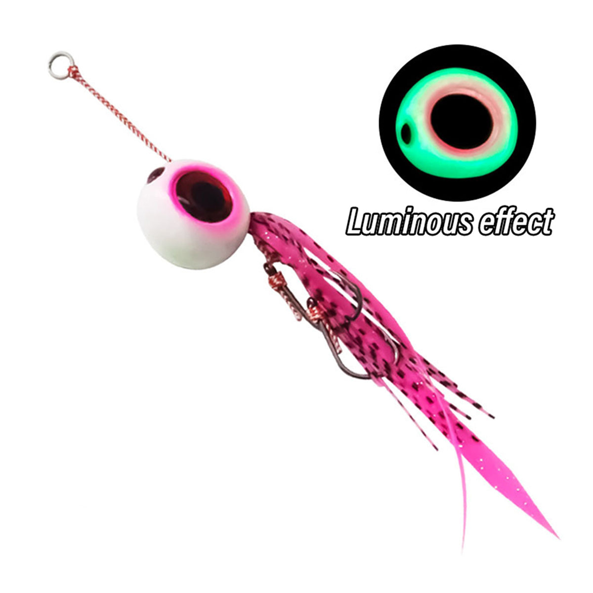 Luminous Fishing Lure with 3D Fisheye – Durable Hooks