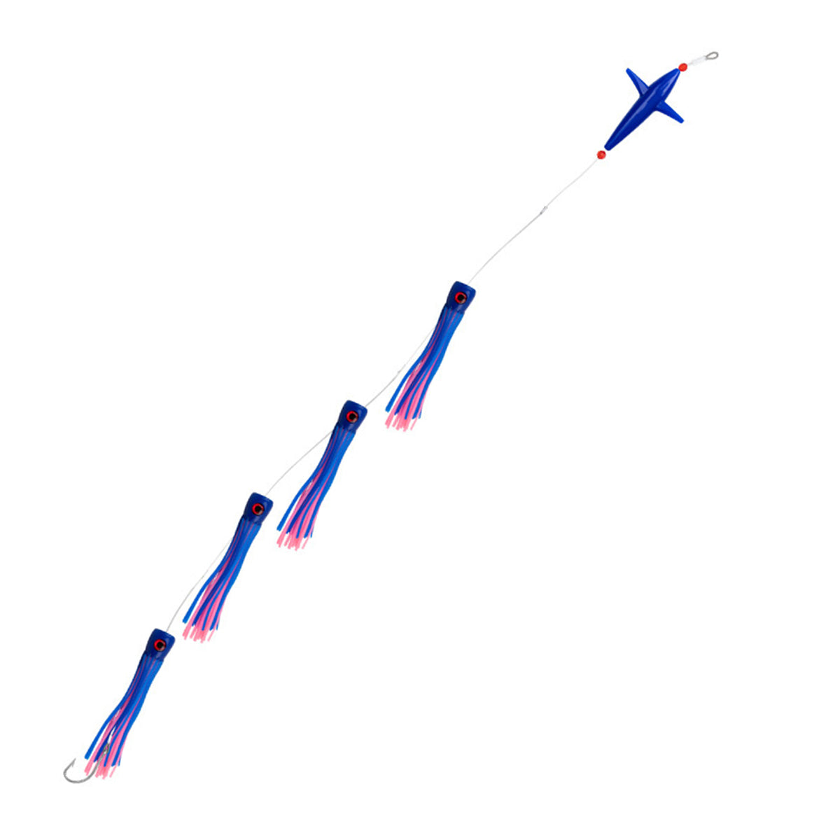 Sea Bait Propeller Lure – 3D Eyes UV Glow Deep Sea Fishing