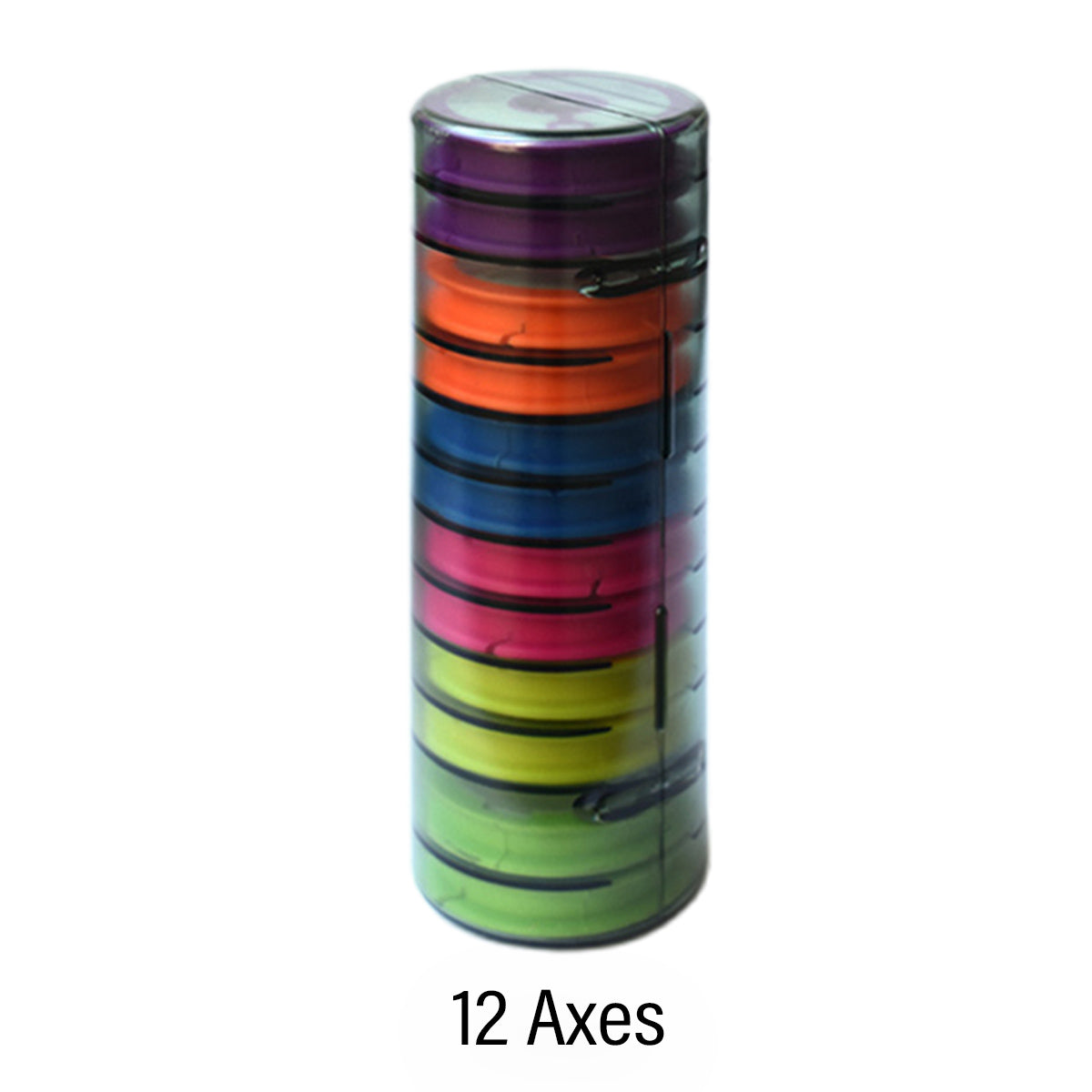 Fishing Tackle Box Line Organizer with Multiple Axes