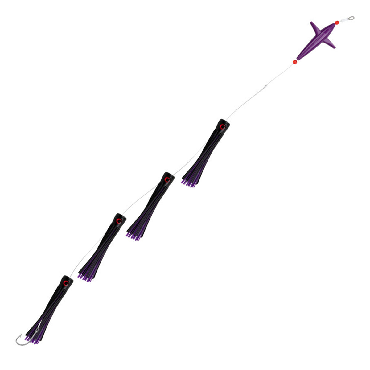 Sea Bait Propeller Lure – 3D Eyes UV Glow Deep Sea Fishing