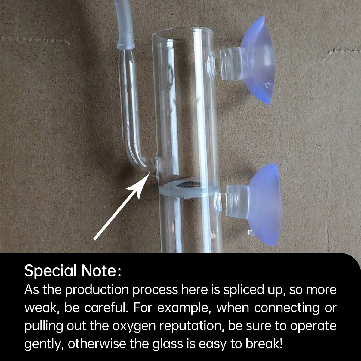 Glass Shrimp Egg Incubator with Regulating Valve for Aquariums