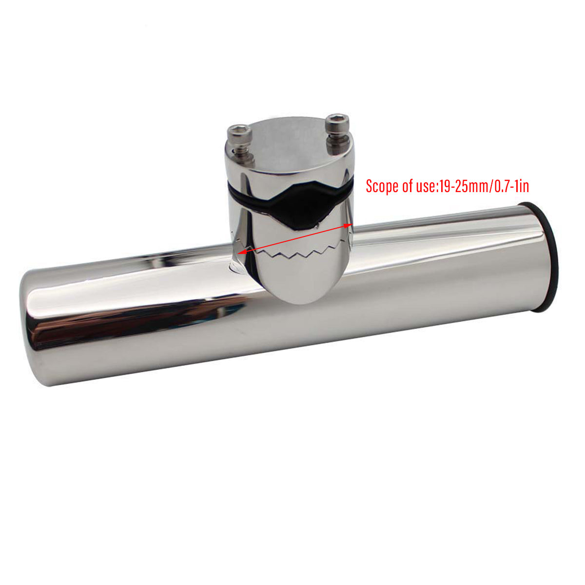 Stainless Steel Fishing Rod Holder 360° Adjustable Clamp-On Boat Mount