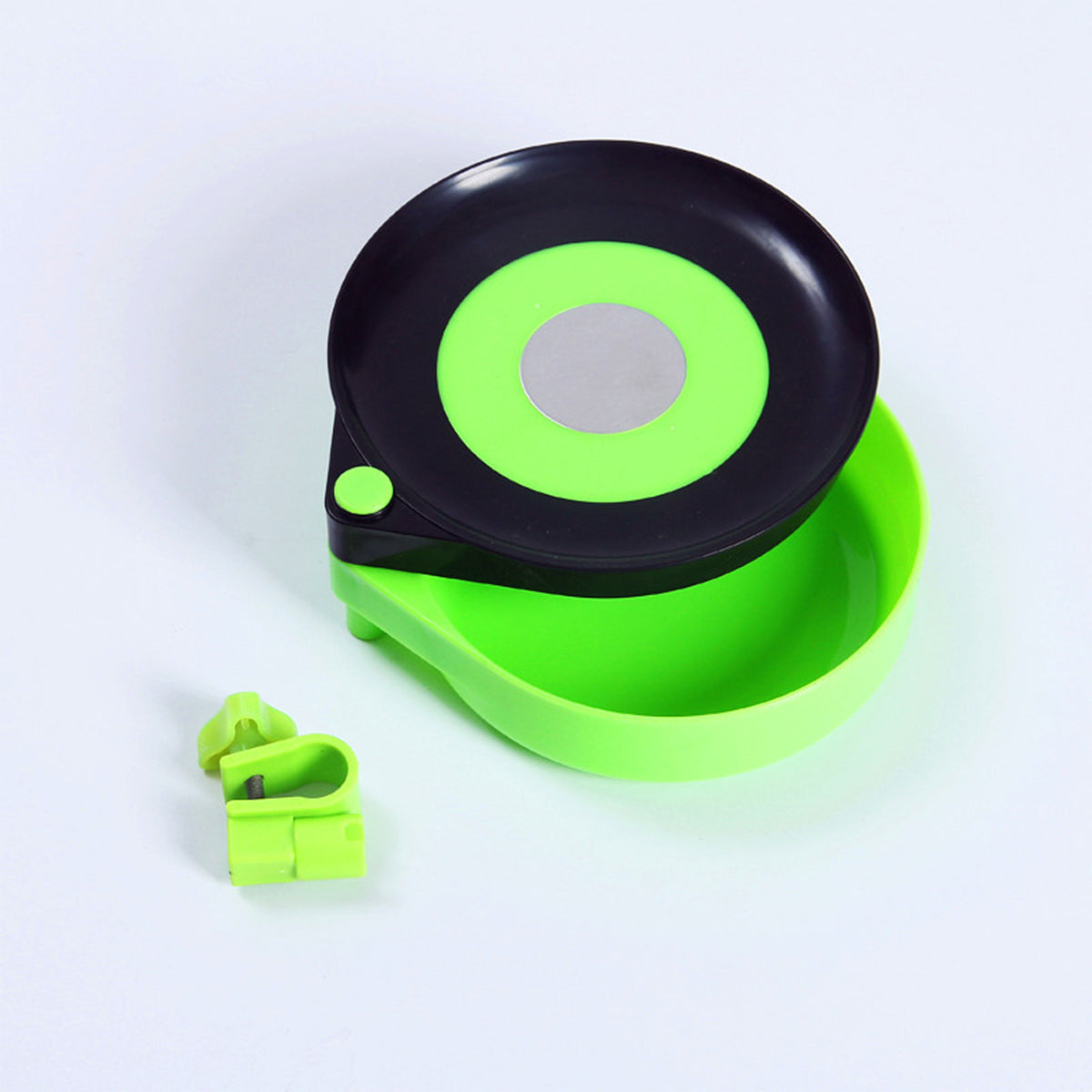 Magnetic Bait Tray With Rotating Lid And Mounting Options