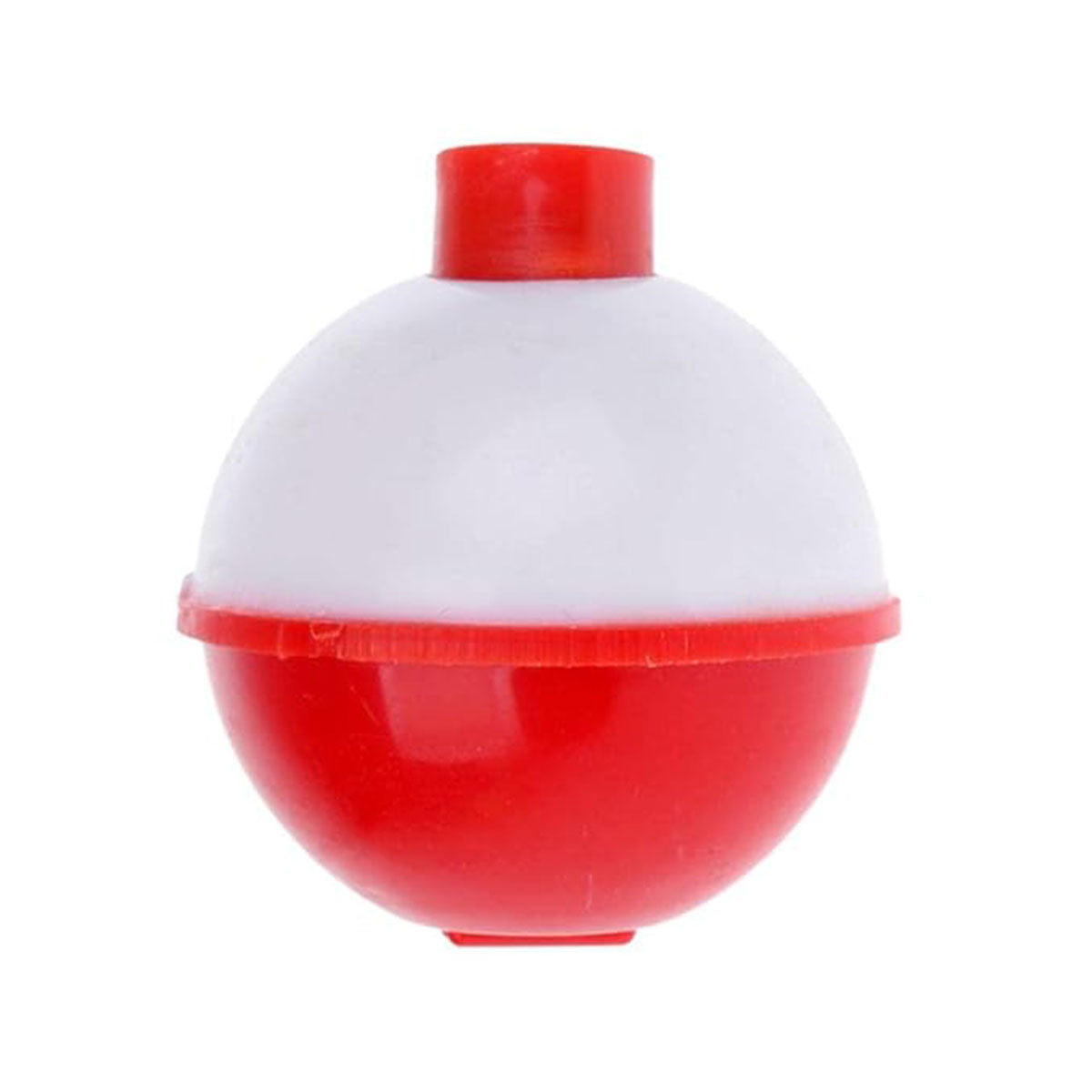 50pcs Snap-On Fishing Bobbers Red White Float Set Freshwater Saltwater