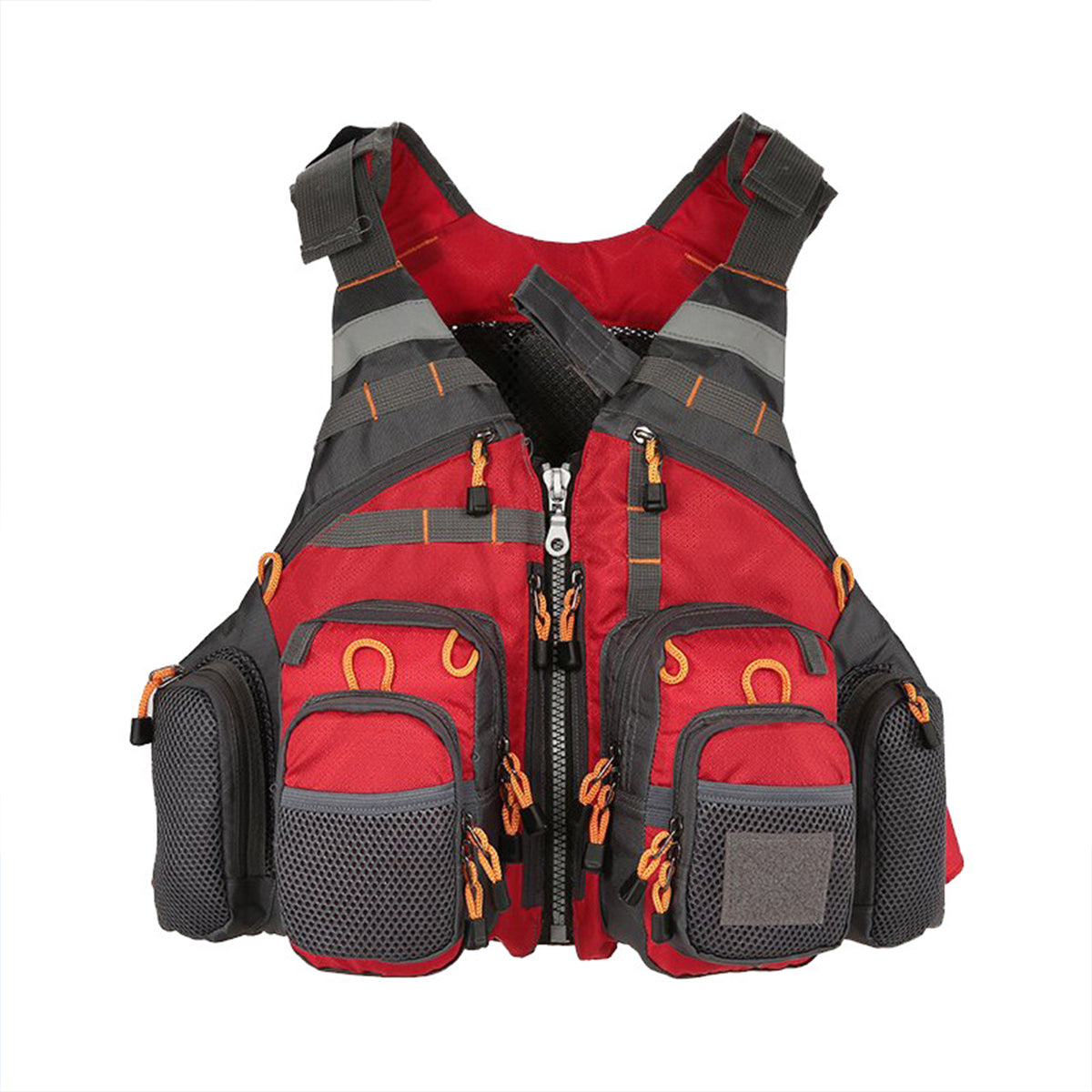 Multi-Pocket Fishing Vest Breathable Mesh Adjustable Outdoor Gear