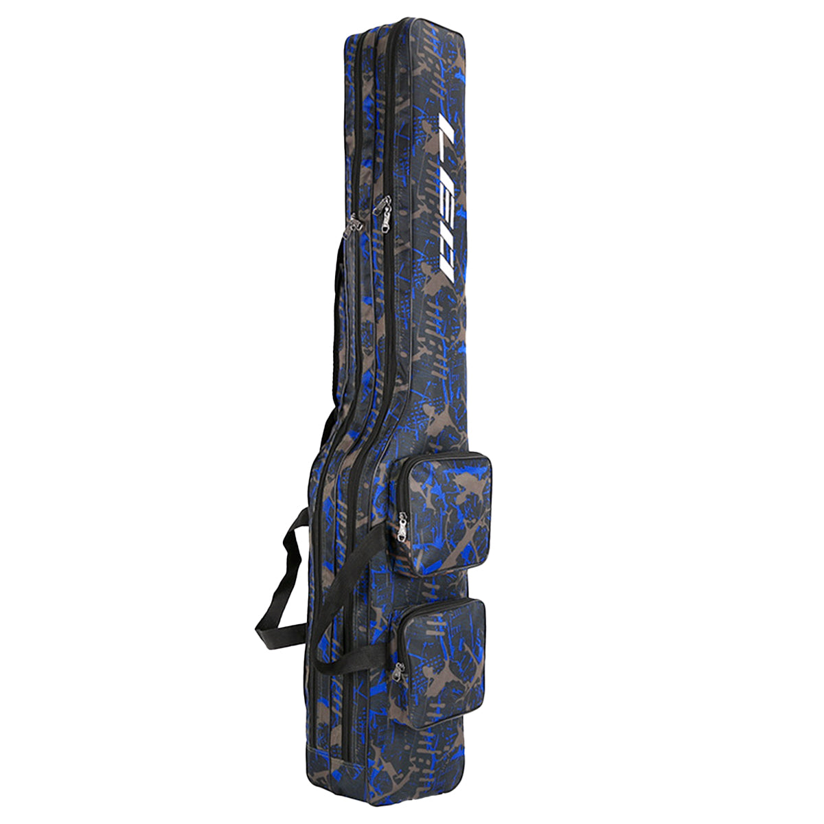 Double-Layer Fishing Rod Bag Waterproof 130cm Tackle Storage Case