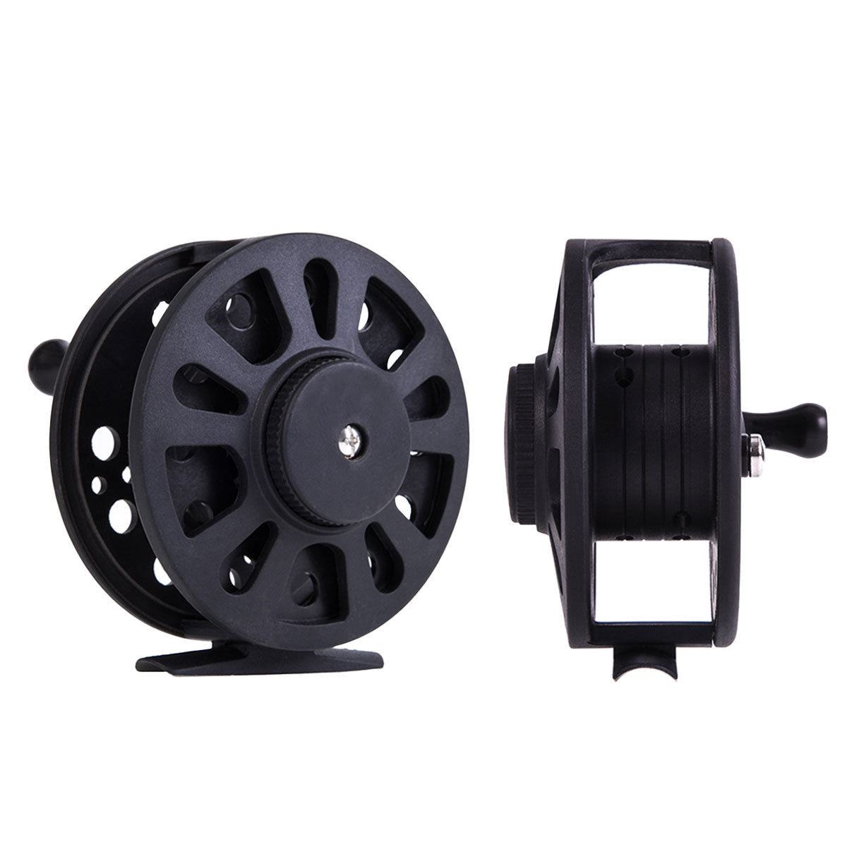 Fly Fishing Reel Lightweight ABS Front Wheel Reel