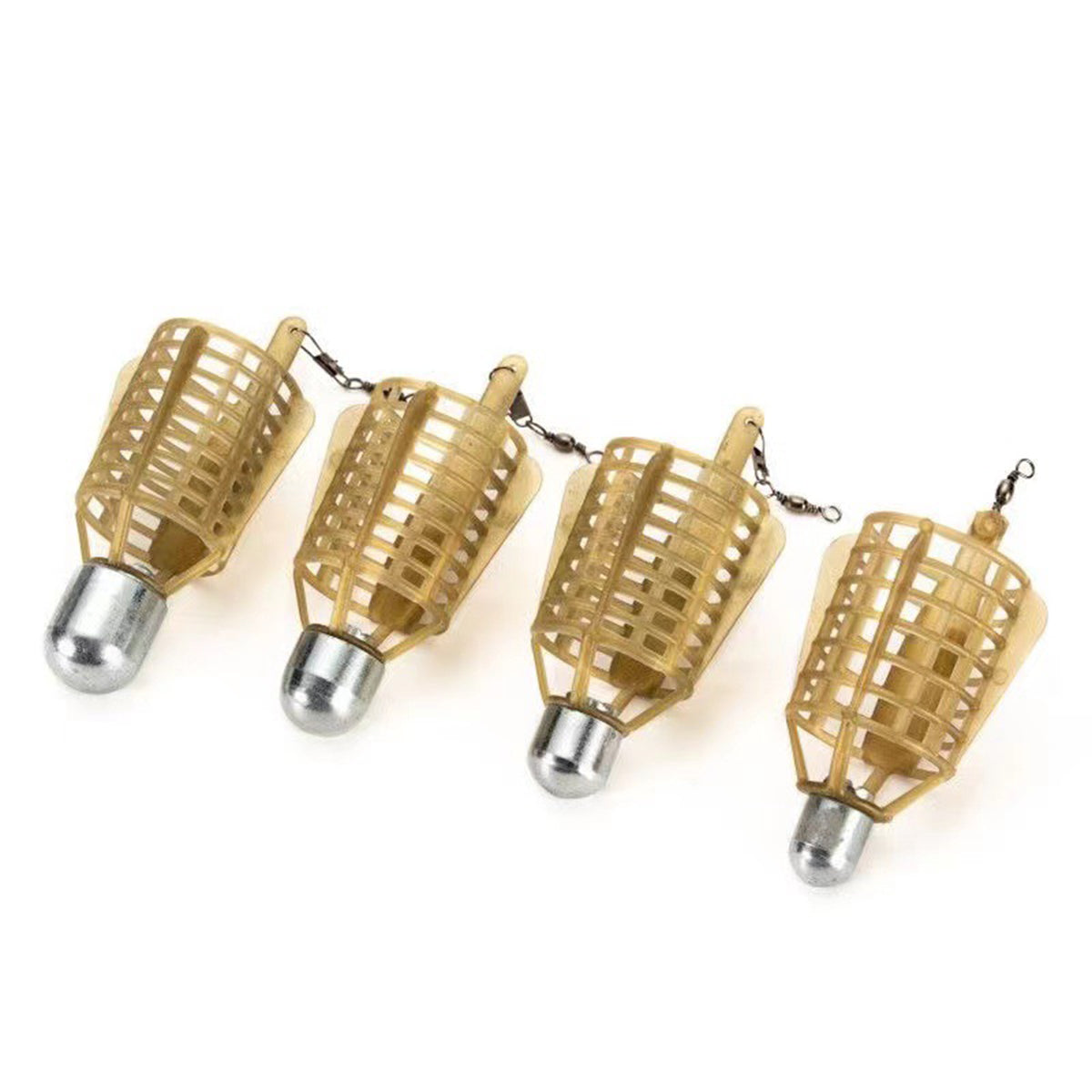 Feeder Bait Cage Set For Carp Fishing Freshwater Durable 4pcs