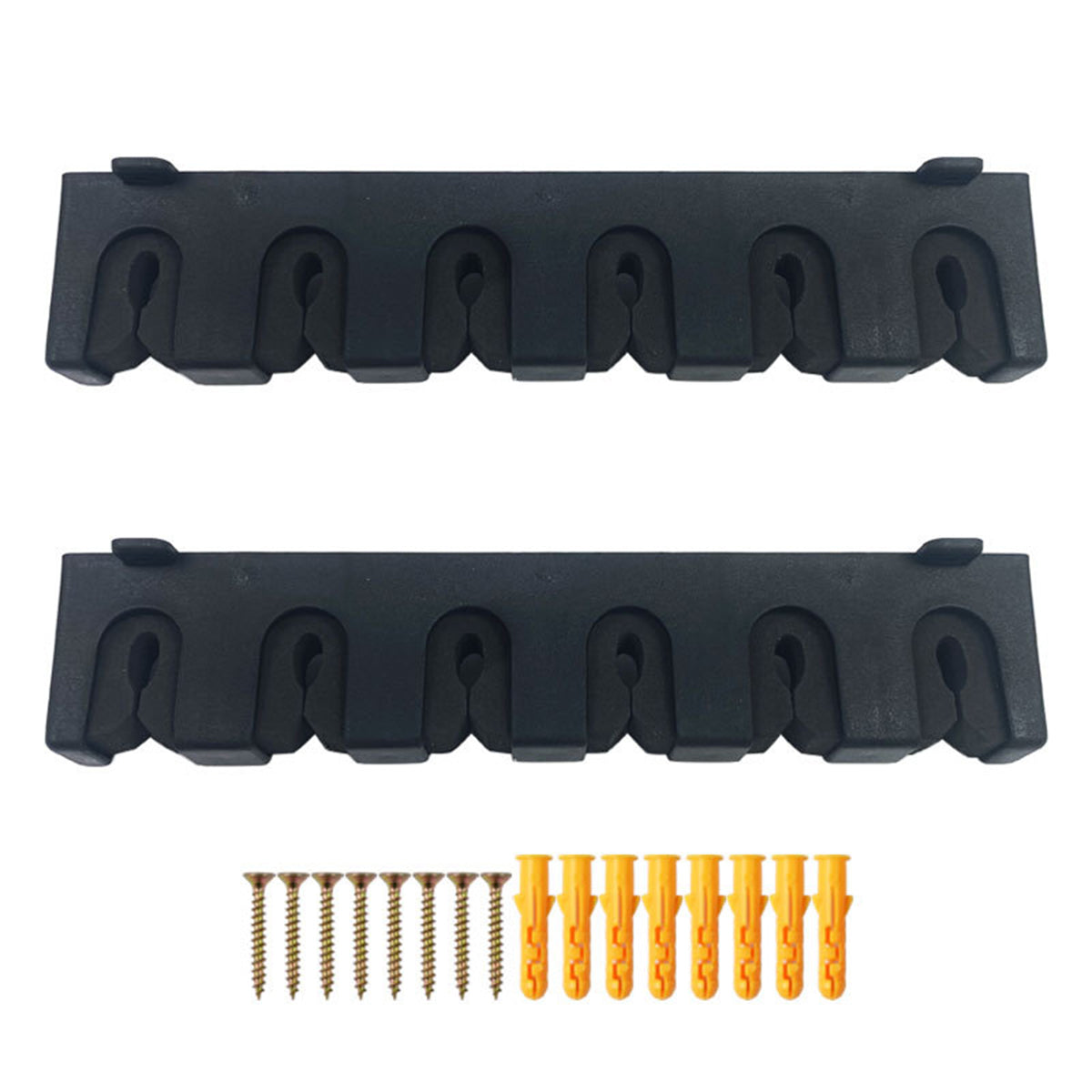 Wall Mounted Fishing Rod Rack Plastic Rod Holder With Foam Slots
