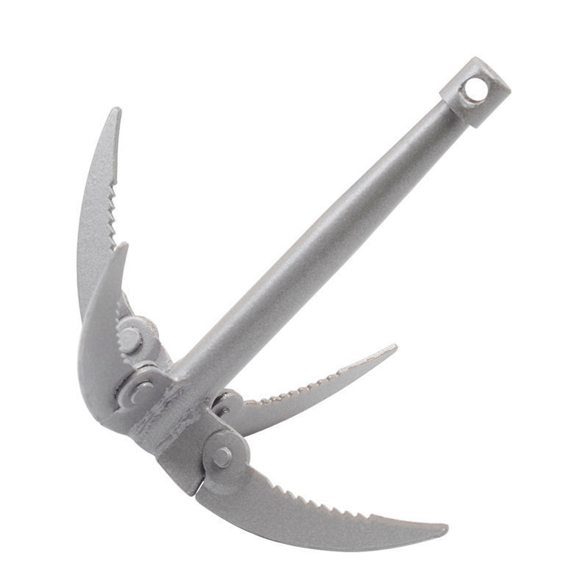 Stainless Steel Four-Claw Anchor Knife with Rope and Carabiner