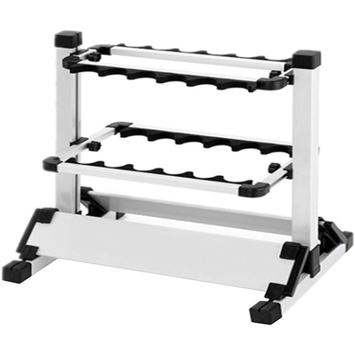 Aluminium Fishing Rod Rack for 12 or 24 Rods Foldable Storage Stand