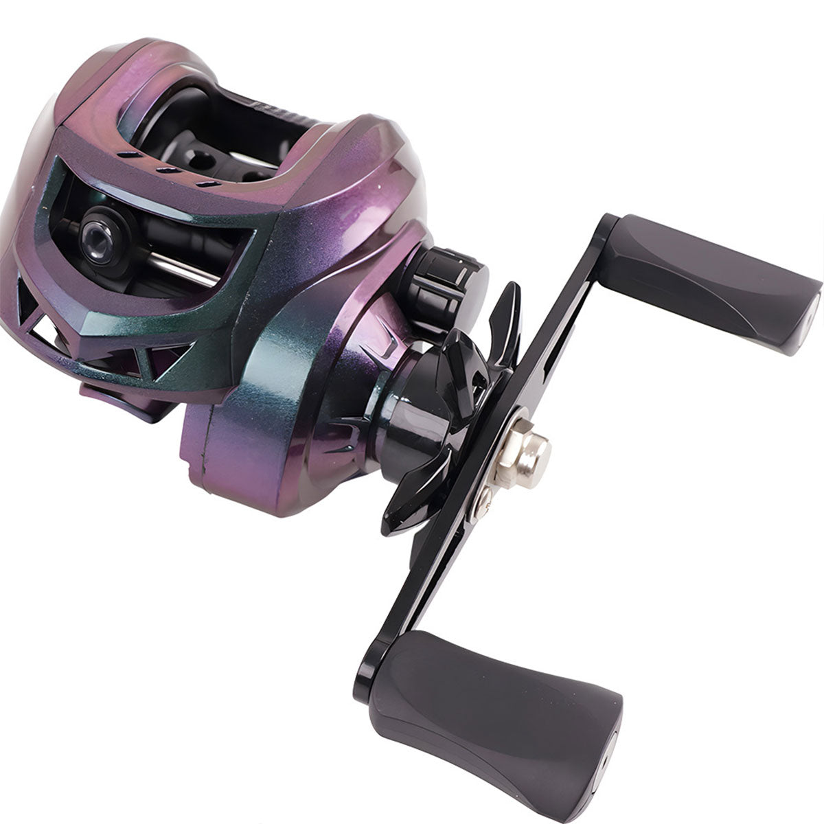 Metal Fishing Reel High-Speed Gear 7.2:1 with Force Alarm