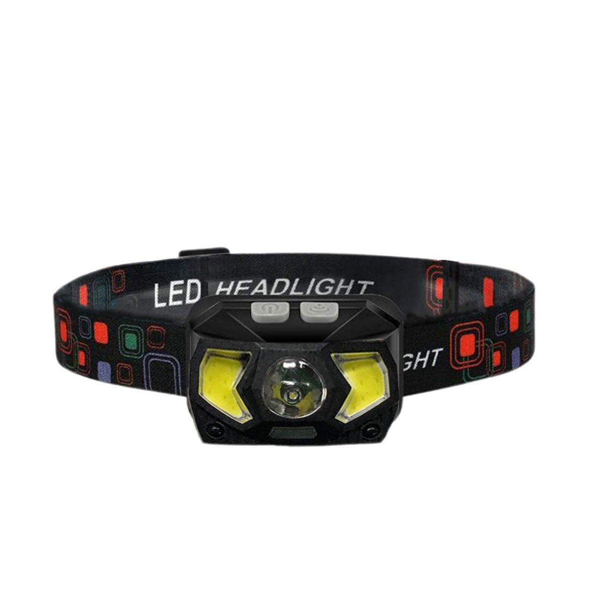 Focusable LED Headlamp 7 Mode Waterproof Outdoor Headlight