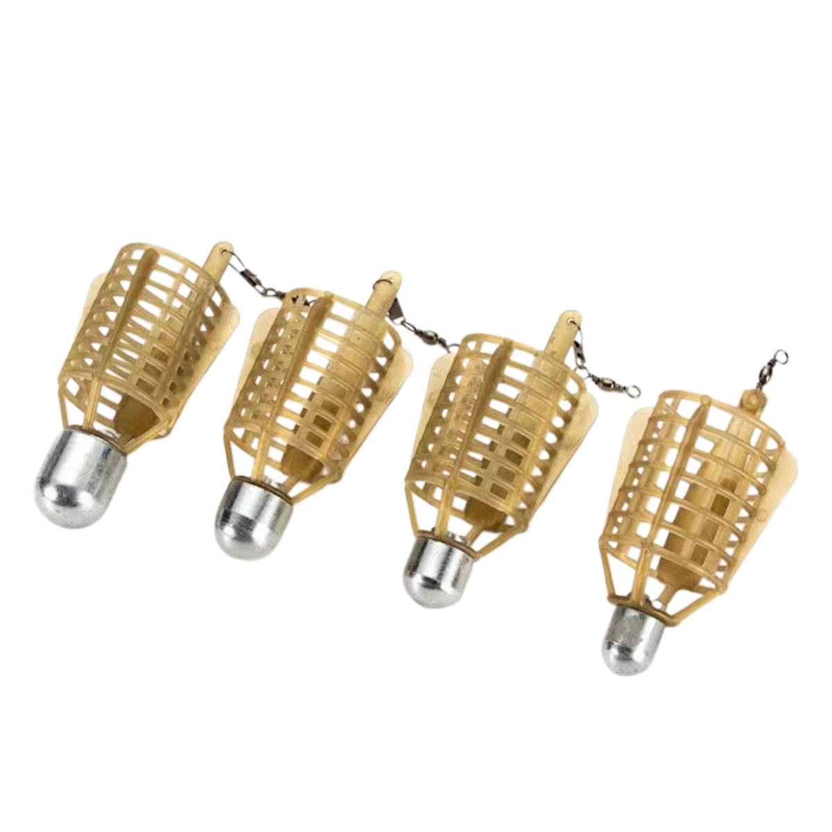Feeder Bait Cage Set For Carp Fishing Freshwater Durable 4pcs