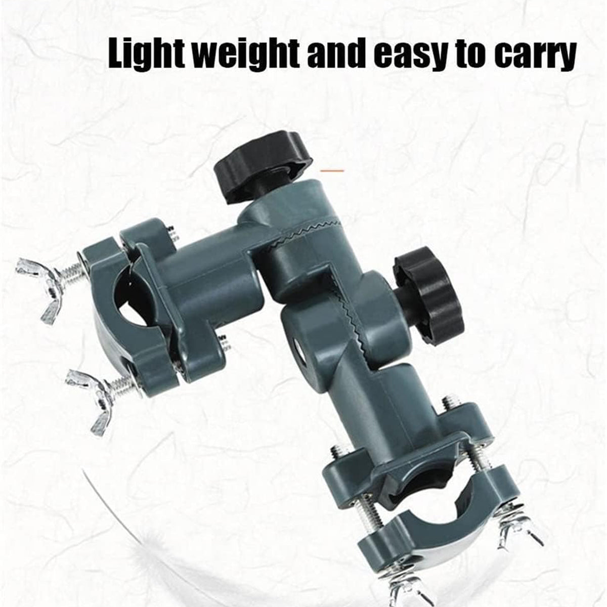 Adjustable Fishing Bracket with Umbrella Stand and 360° Rotation