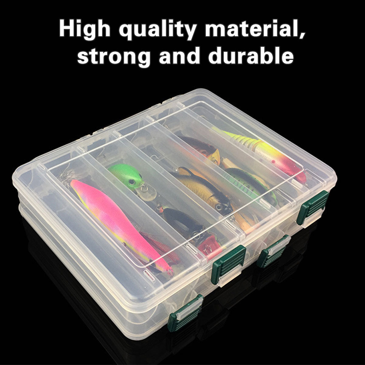 Fishing Tackle Storage Box Waterproof Plastic Organizer