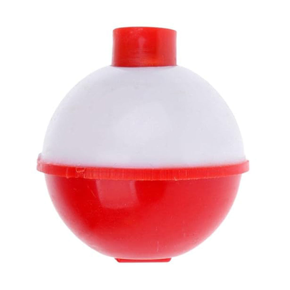 50pcs Snap-On Fishing Bobbers Red White Float Set Freshwater Saltwater