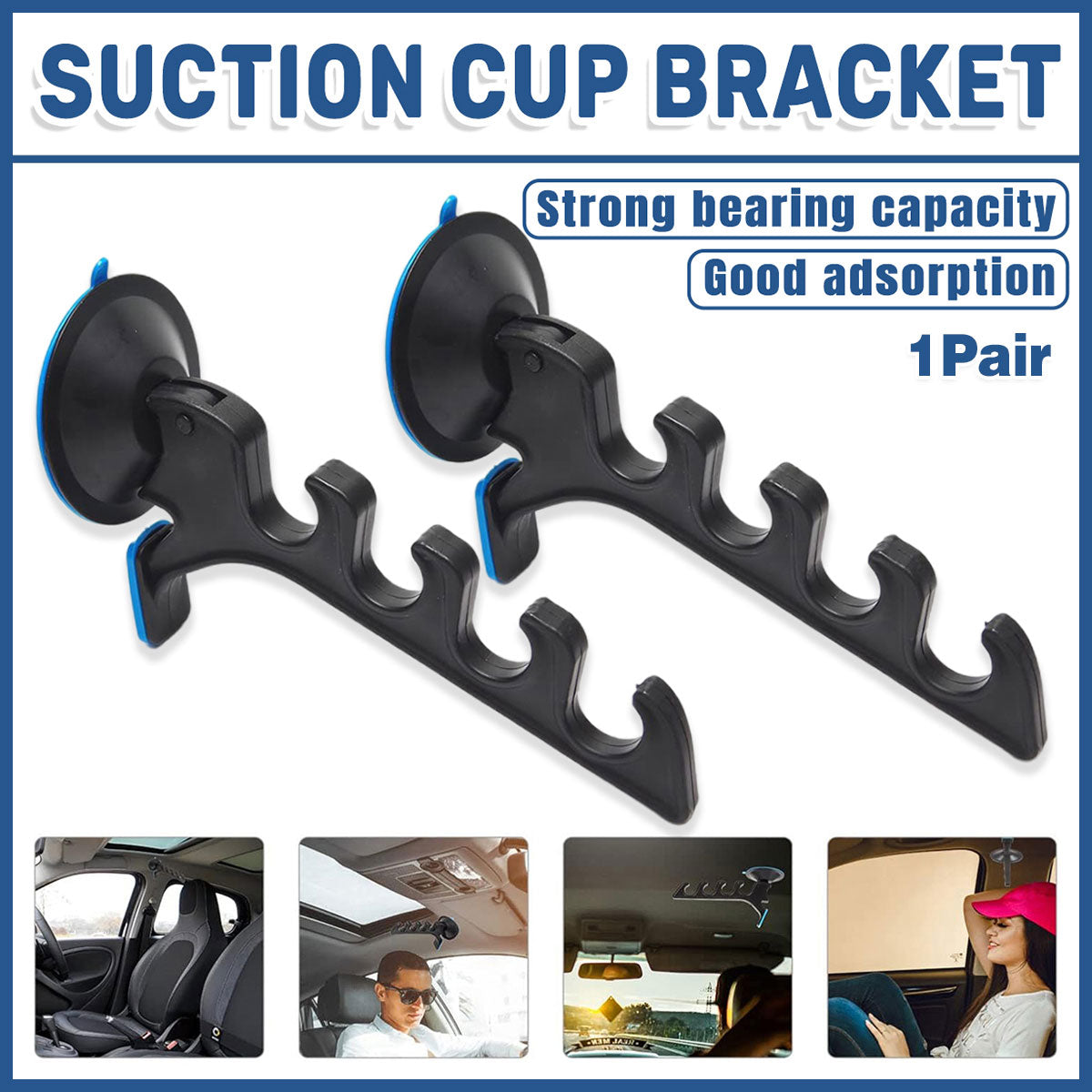 Fishing Rod Display Rack – Multi-Slot Suction Cup Holder