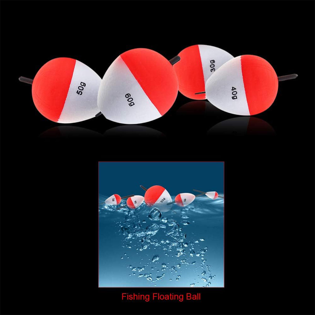 Fishing Floats Set 14PCS Lightweight EVA Bite Indicators