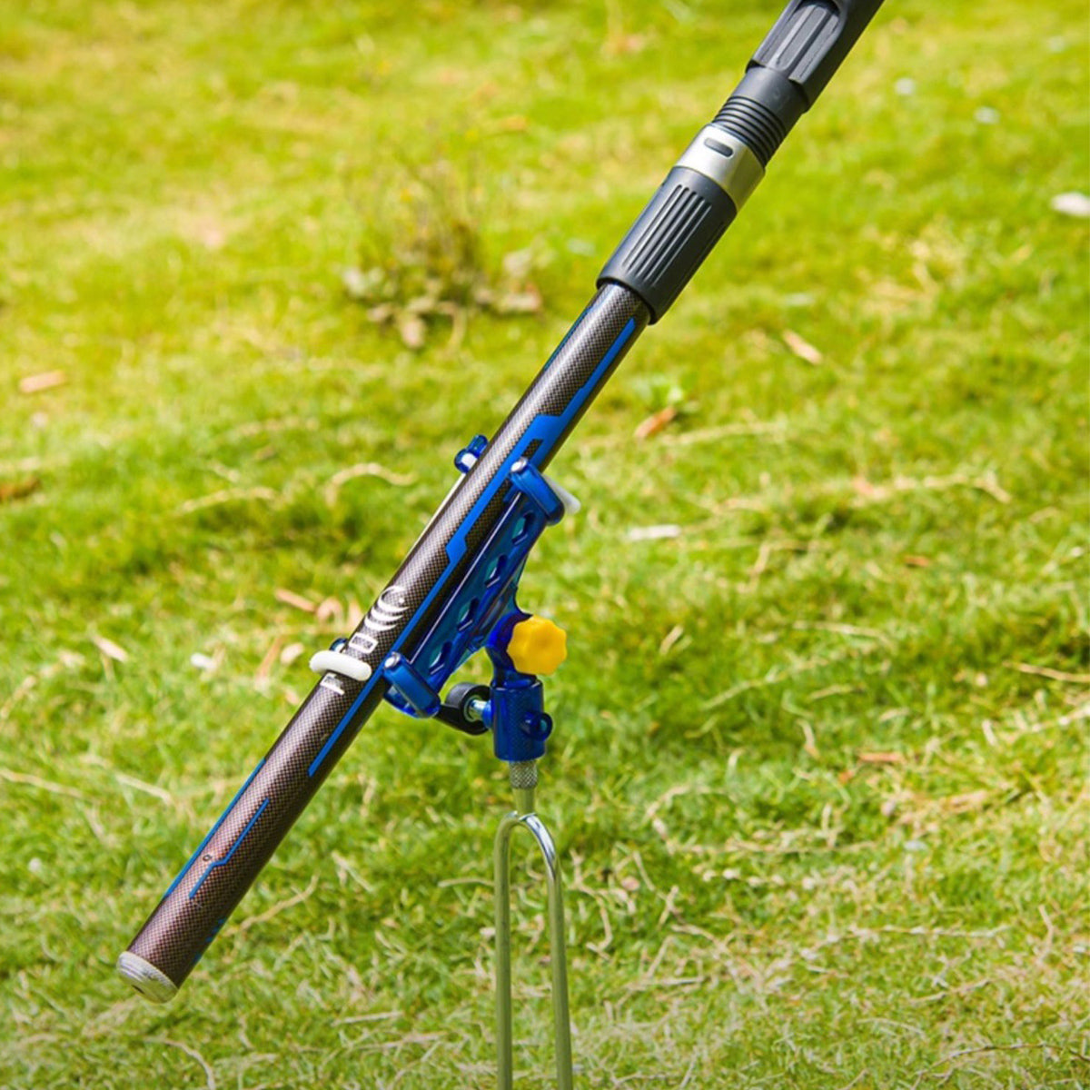 Self-Locking Fishing Rod Stand Durable Adjustable Portable Holder