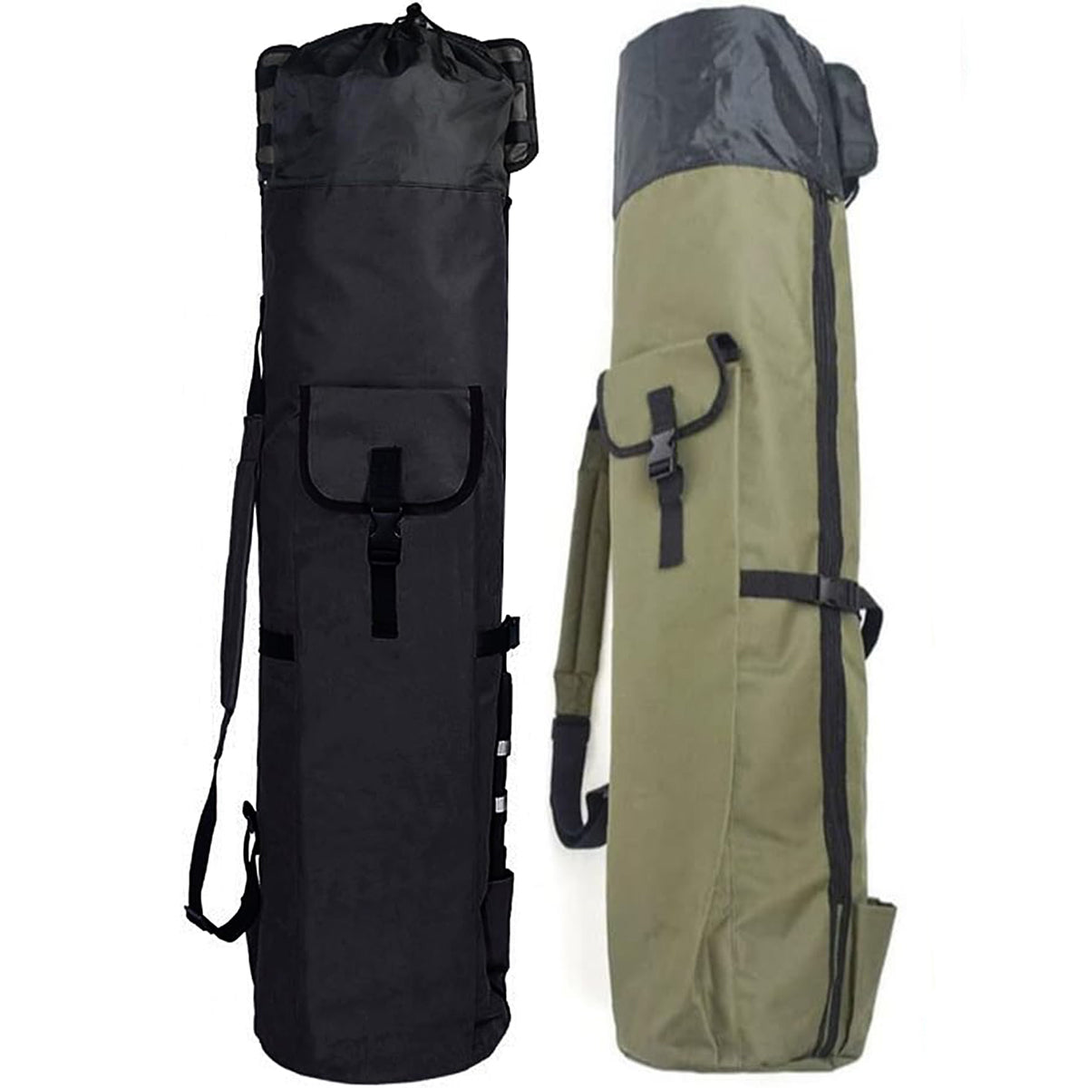 Outdoor Fishing Rod Bag 5 Rod Holder Waterproof Oxford Storage Case