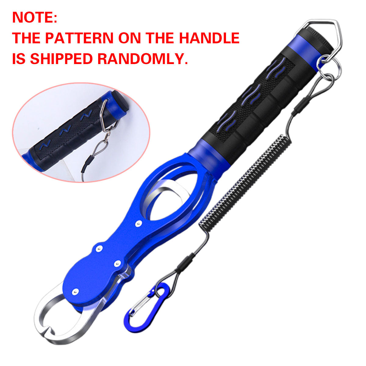 Fish Control Clamp Aviation Aluminum Rotating Fishing Grip