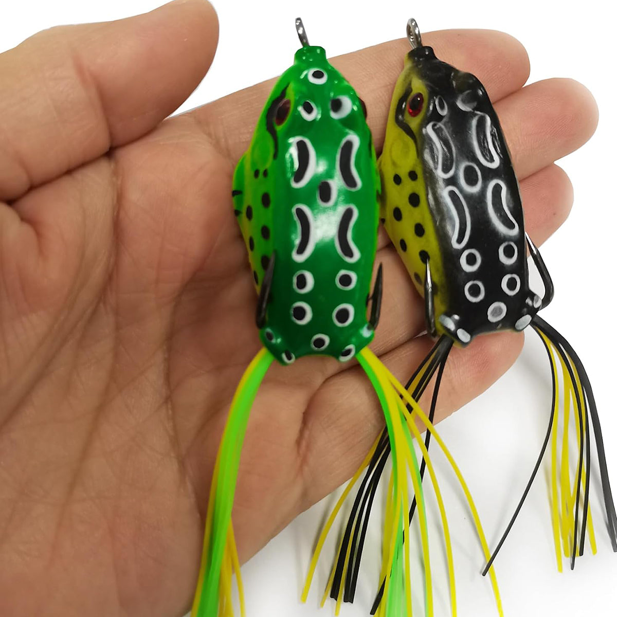 5PCS Soft Frog Lures Set for Bass Pike Fishing in Freshwater & Saltwater