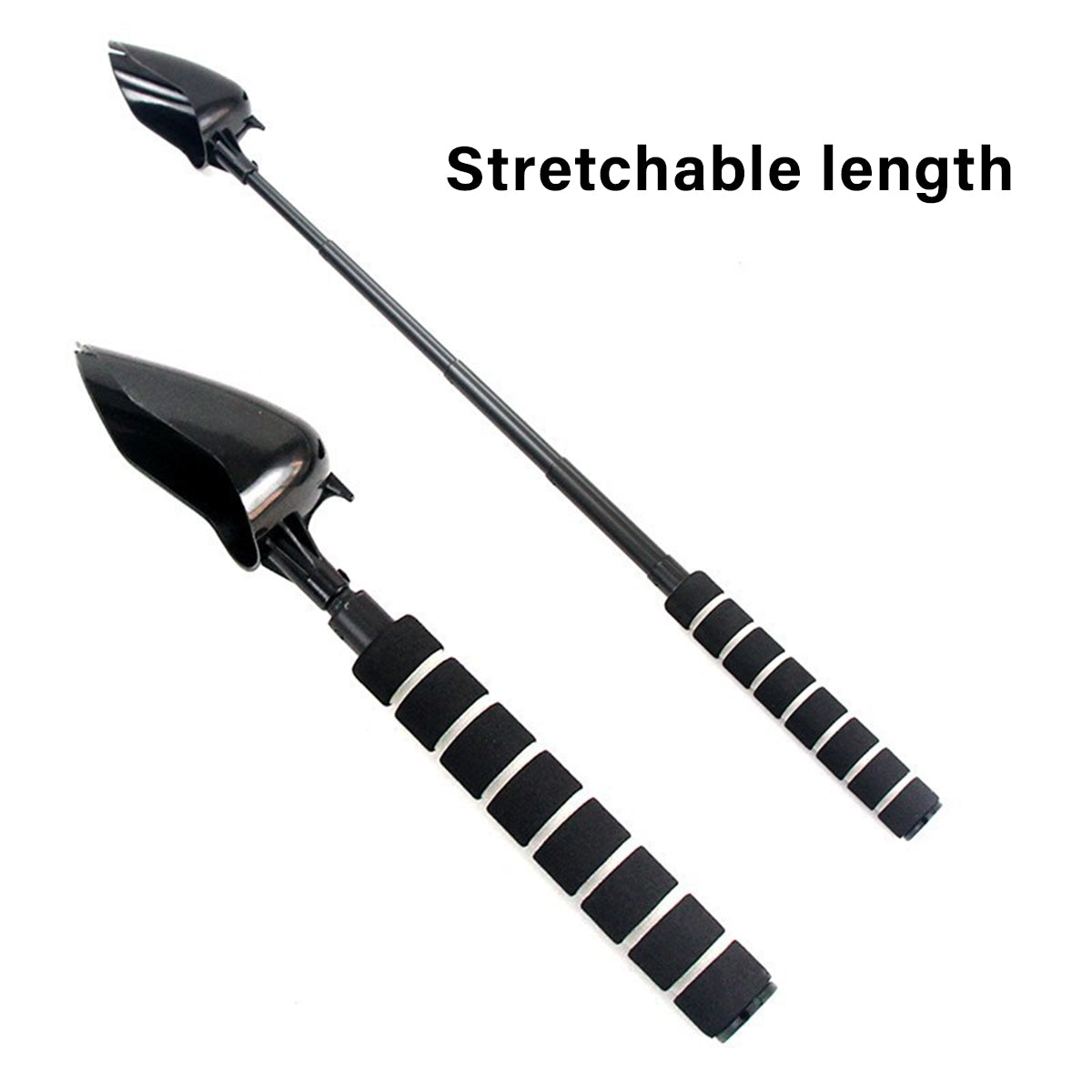 Telescopic Bait Throwing Spoon Aluminium Alloy For Fishing