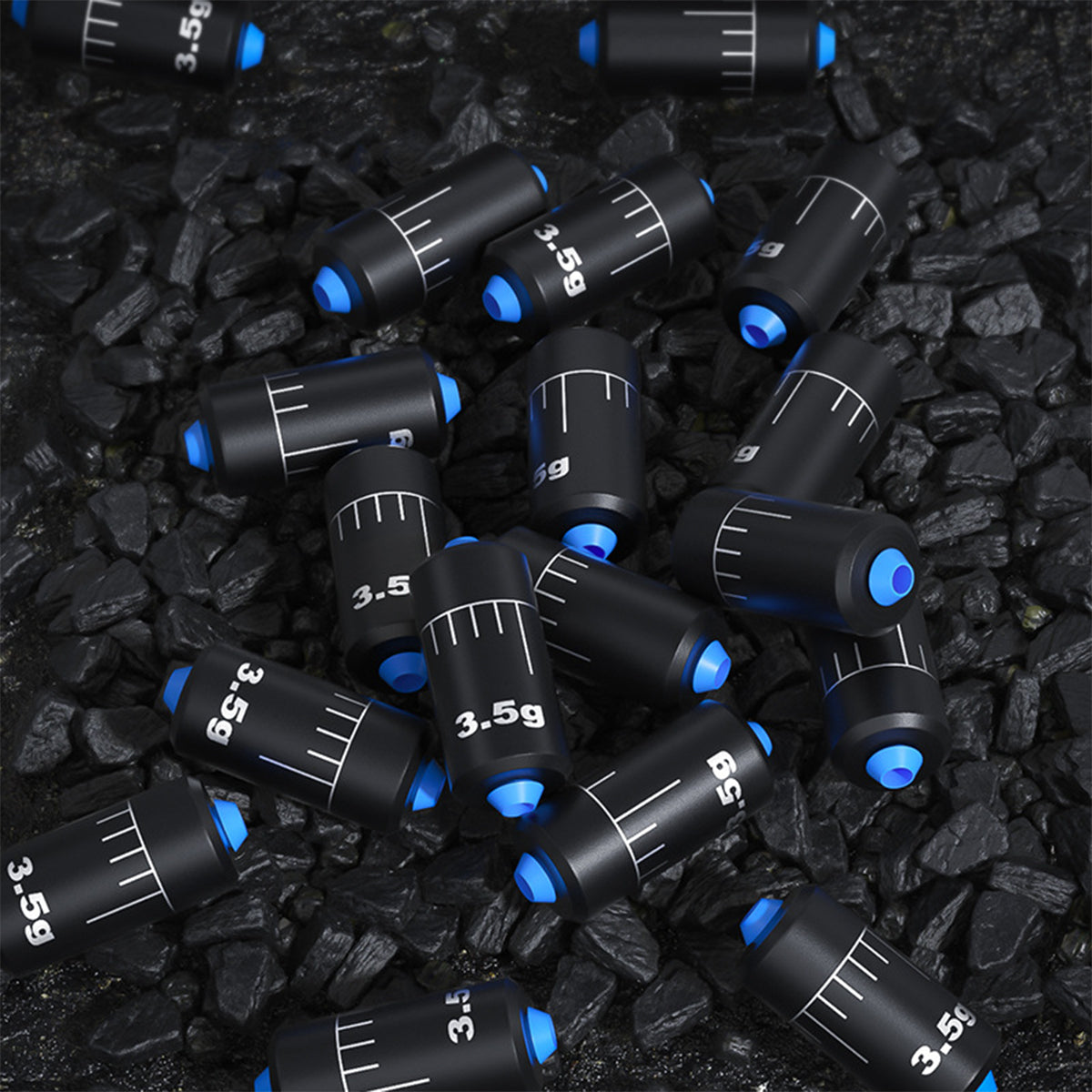 Graduated Fishing Lead Weights 100PCS with Storage Box
