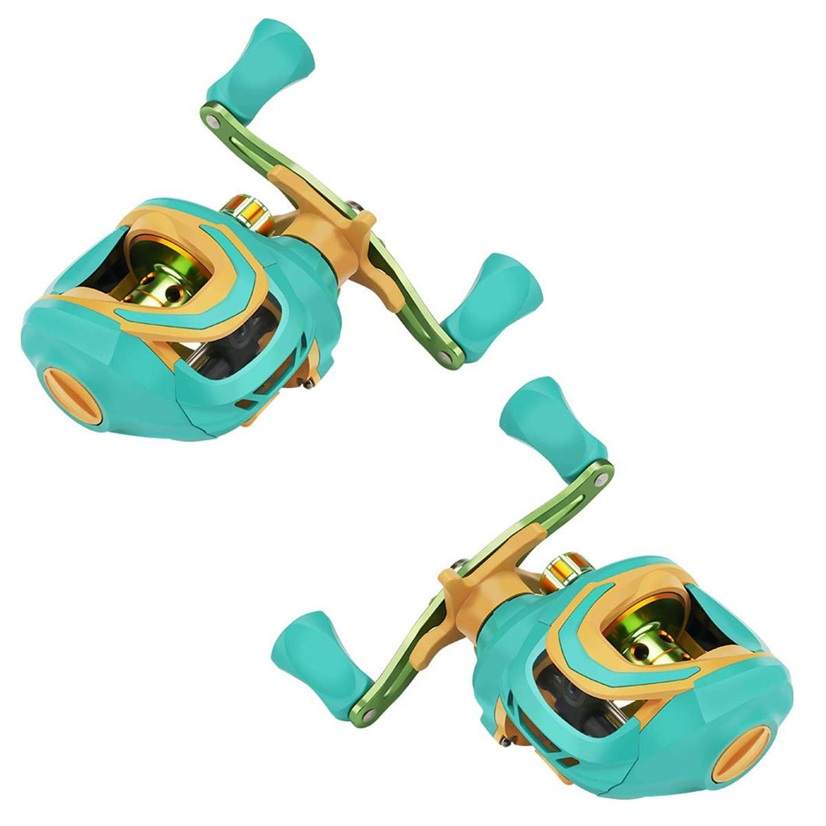 Baitcasting Fishing Reel Magnetic Brake Lightweight Left Right Hand