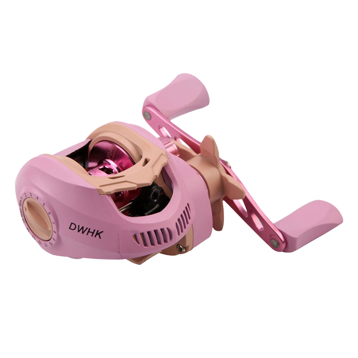 Baitcasting Drop Wheel Reel Macaron Style Left Right Hand Fishing