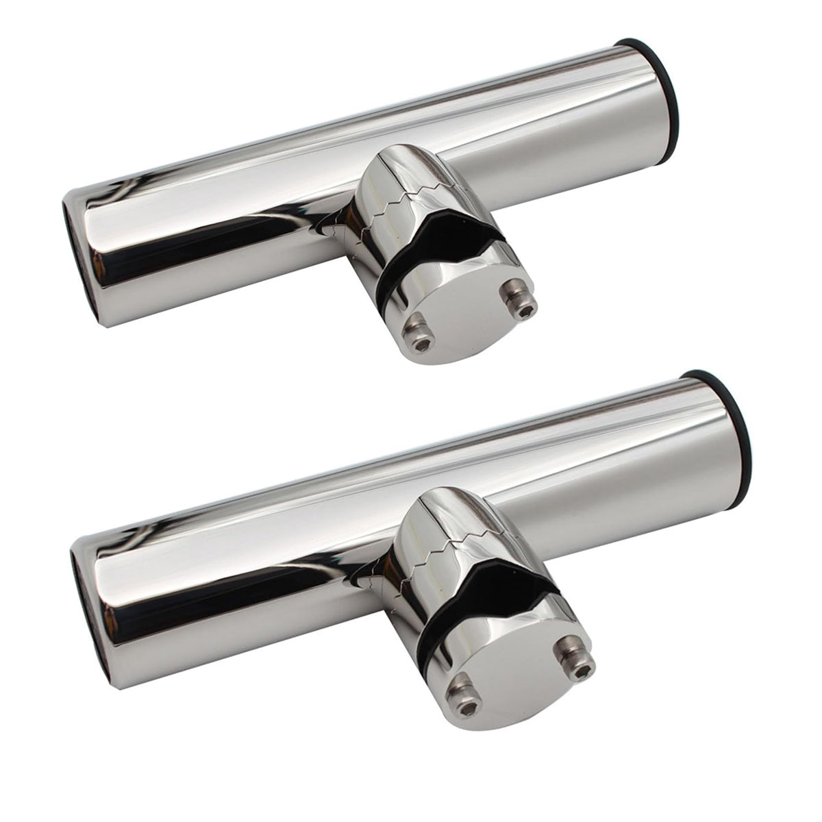 Stainless Steel Fishing Rod Holder 360° Adjustable Clamp-On Boat Mount
