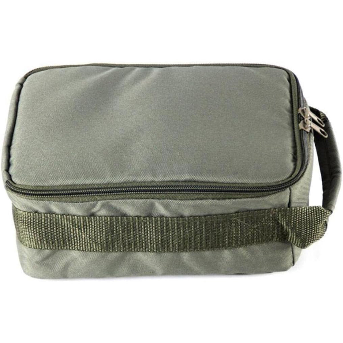 Compact Fishing Gear Storage Bag with Dividers and Carry Handle