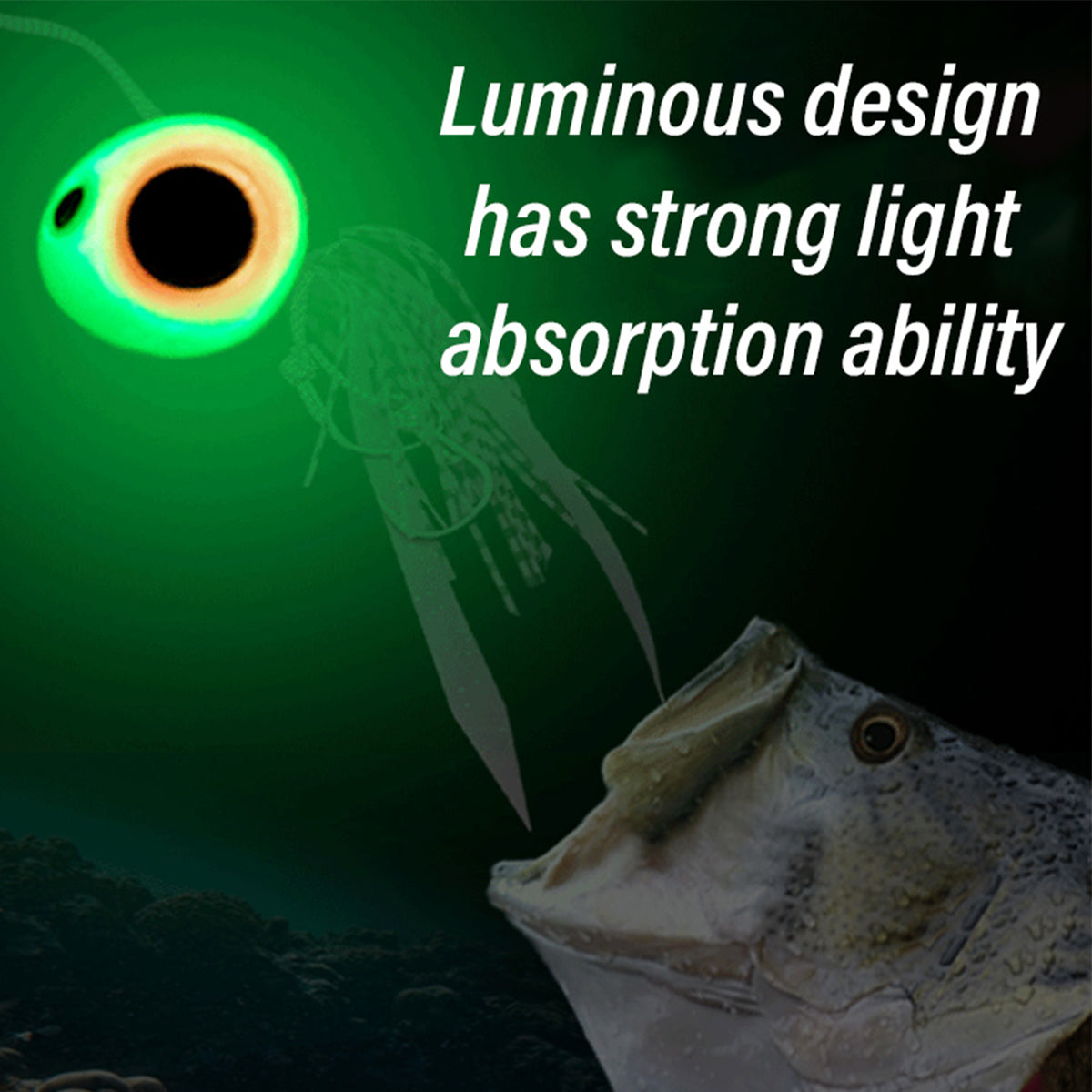 Luminous Fishing Lure with 3D Fisheye – Durable Hooks