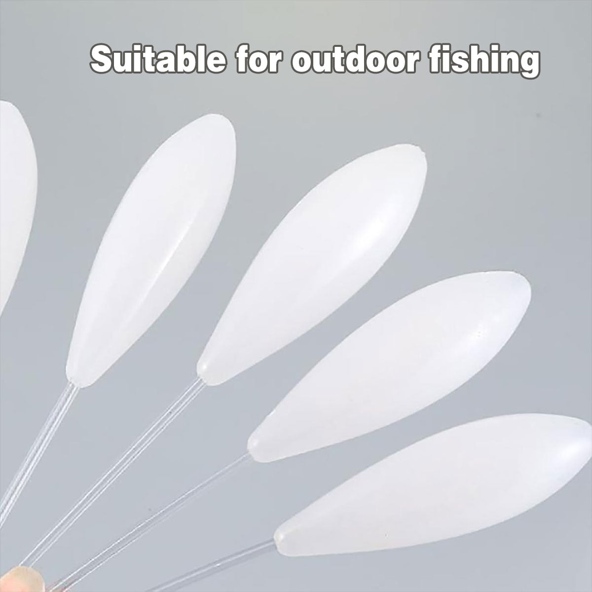 5pcs Slow Sink Bait Throwing Tools Acrylic Fishing Casting Rings