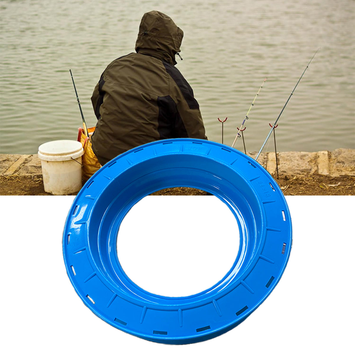 Plastic Fishing Line Storage Reel – Durable Coil Organizer