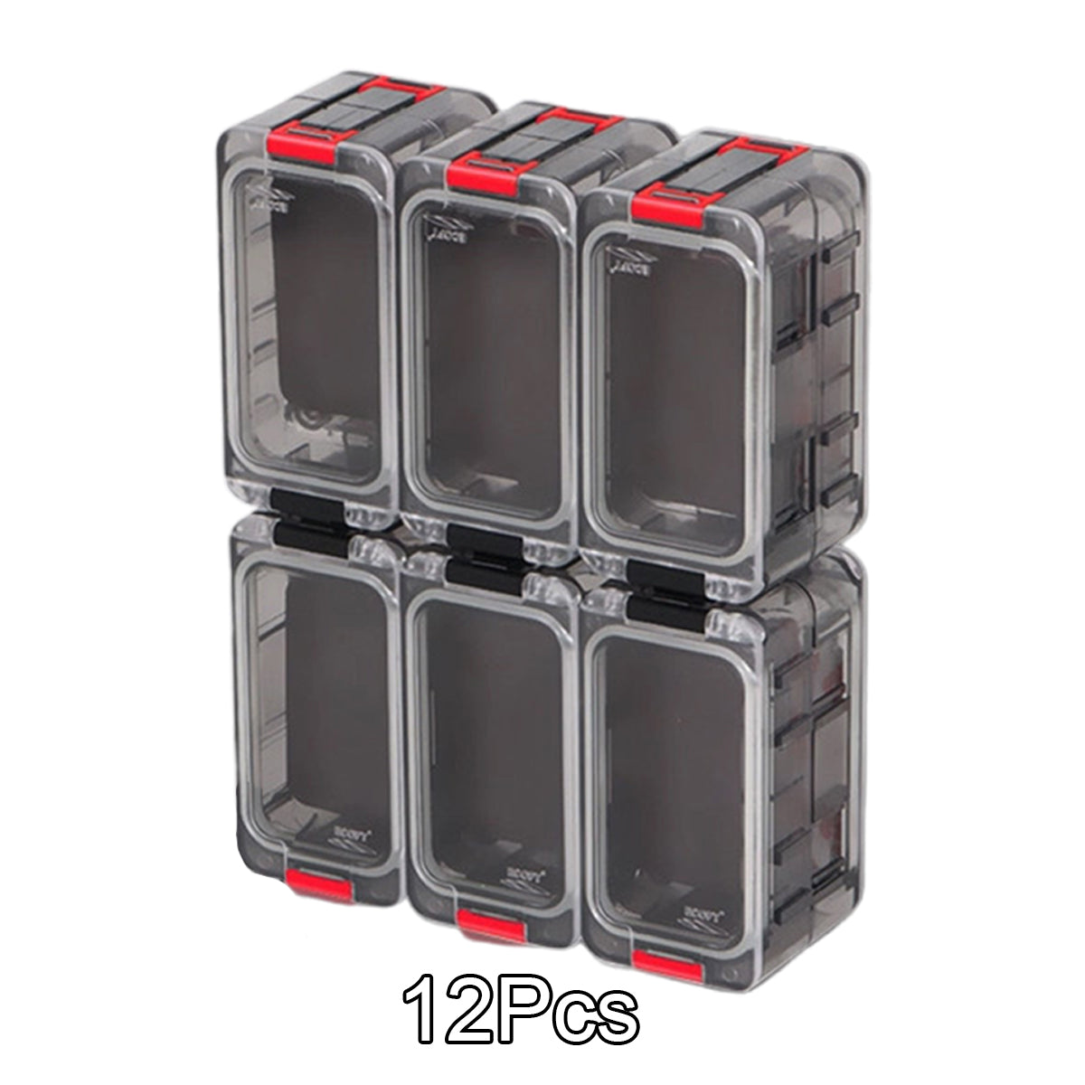 Waterproof Fishing Hook Storage Box with 12 Compartments