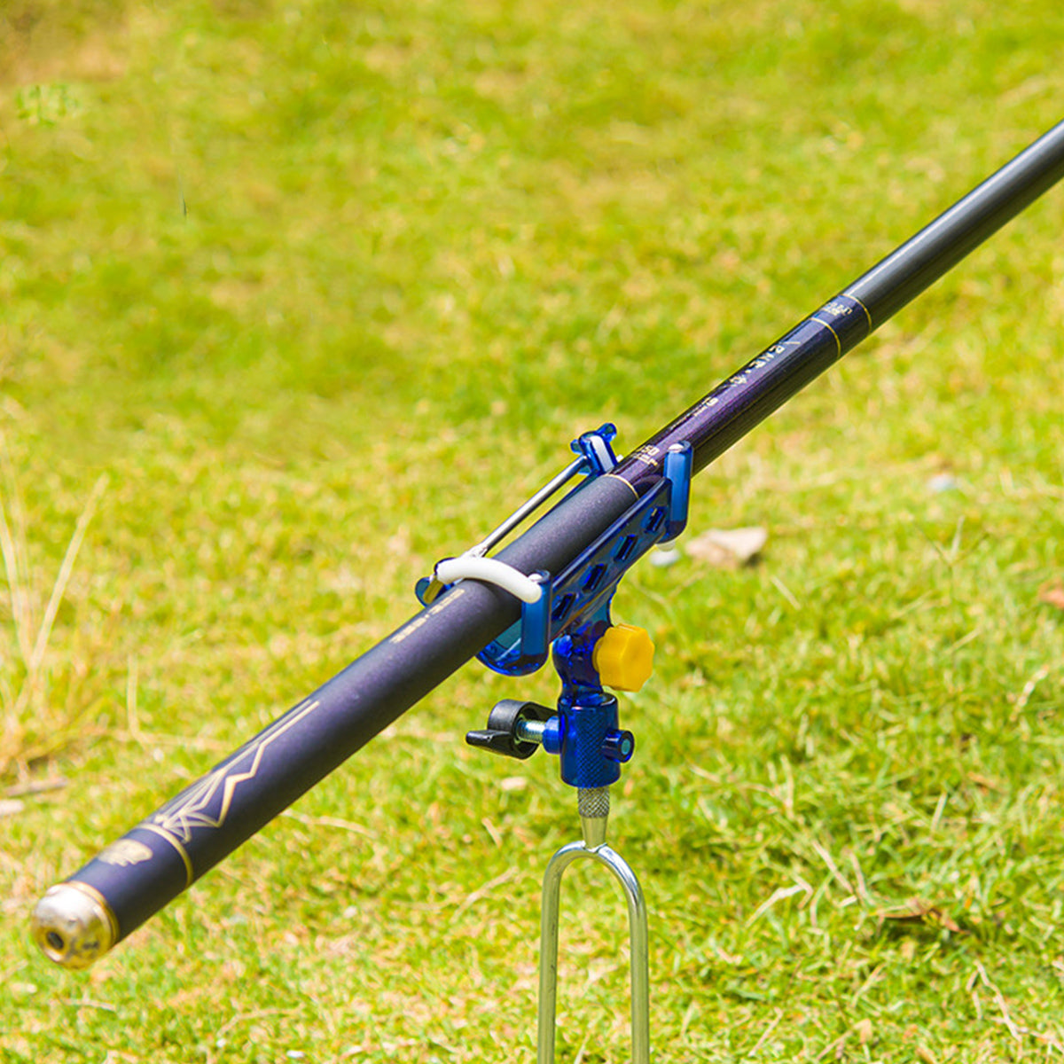 Self-Locking Fishing Rod Stand Durable Adjustable Portable Holder