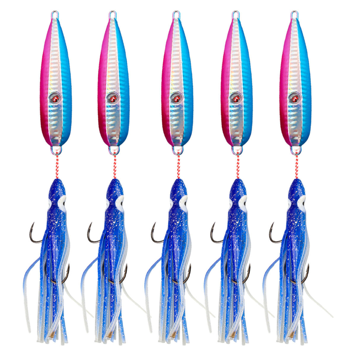 Bionic Fishing Baits 5PCS Reflective Jigging Lures