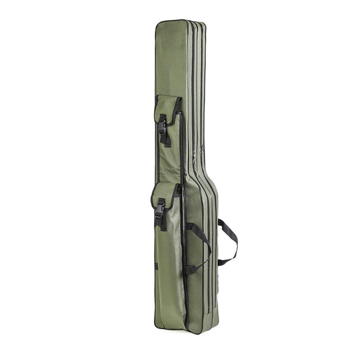 Double-Layer Fishing Rod Bag Waterproof 130cm Tackle Storage Case