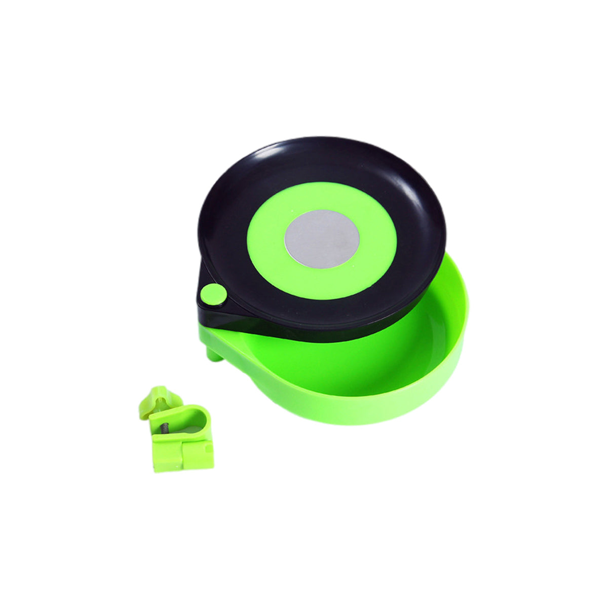 Magnetic Bait Tray With Rotating Lid And Mounting Options