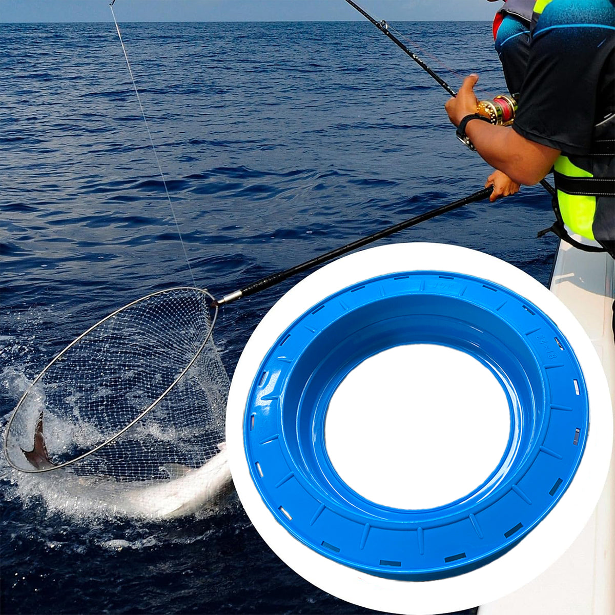 Plastic Fishing Line Storage Reel – Durable Coil Organizer