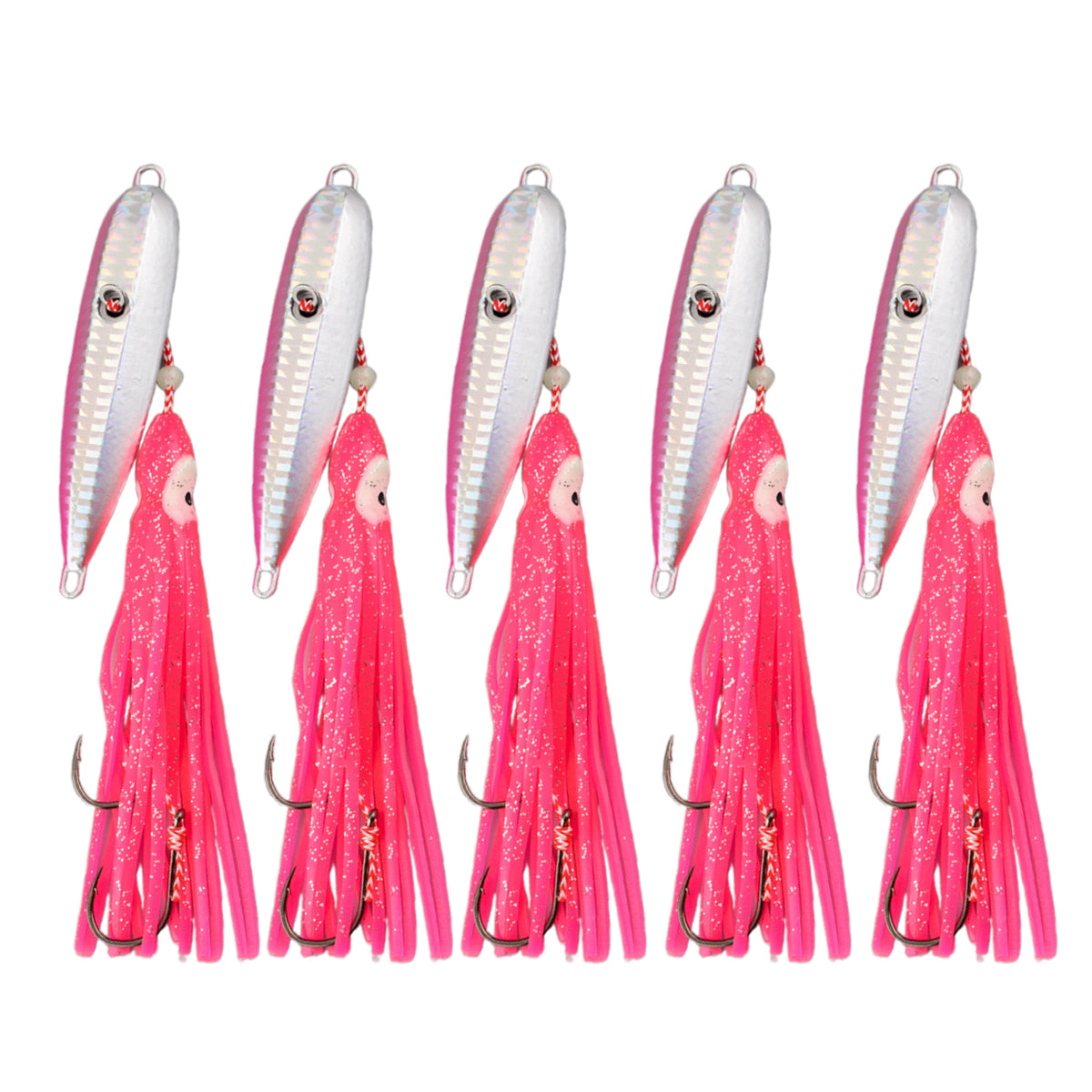 Bionic Fishing Baits 5PCS Reflective Jigging Lures