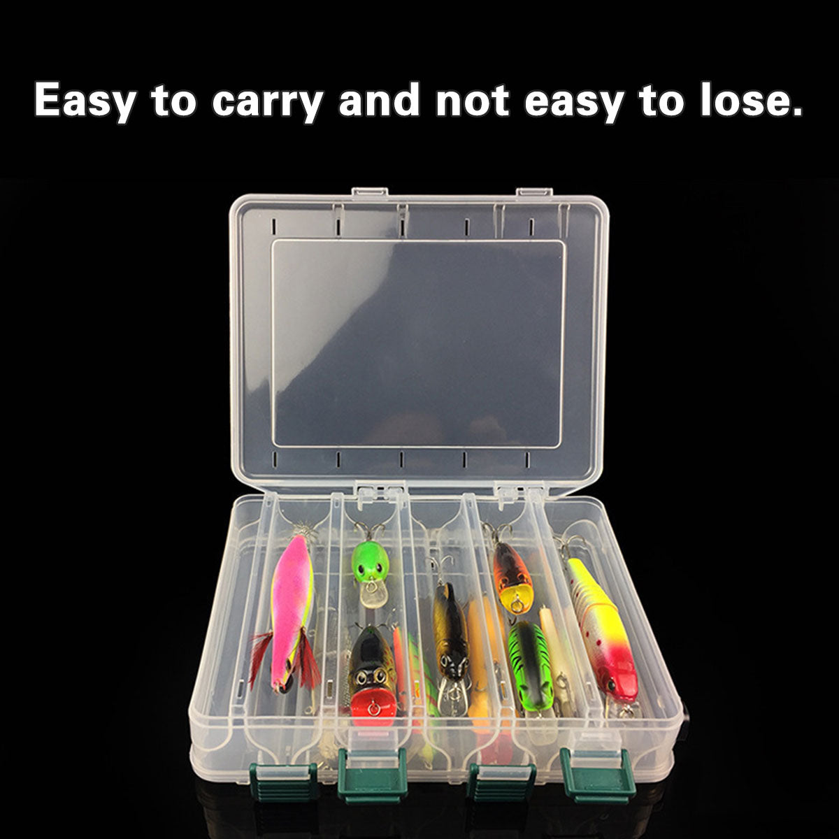 Fishing Tackle Storage Box Waterproof Plastic Organizer