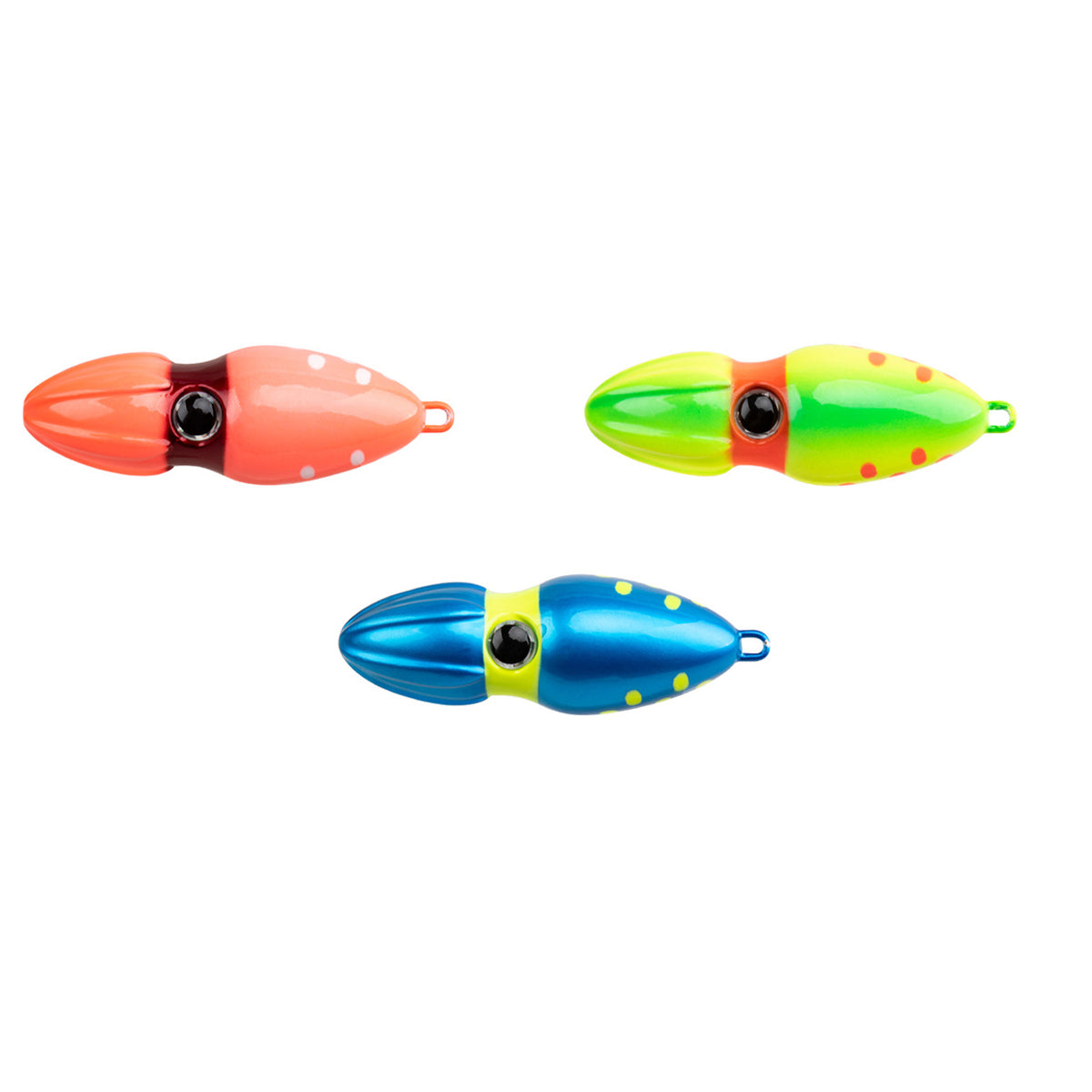 Slow Sinking Squid Jig Lure UV Glow Fishing Bait