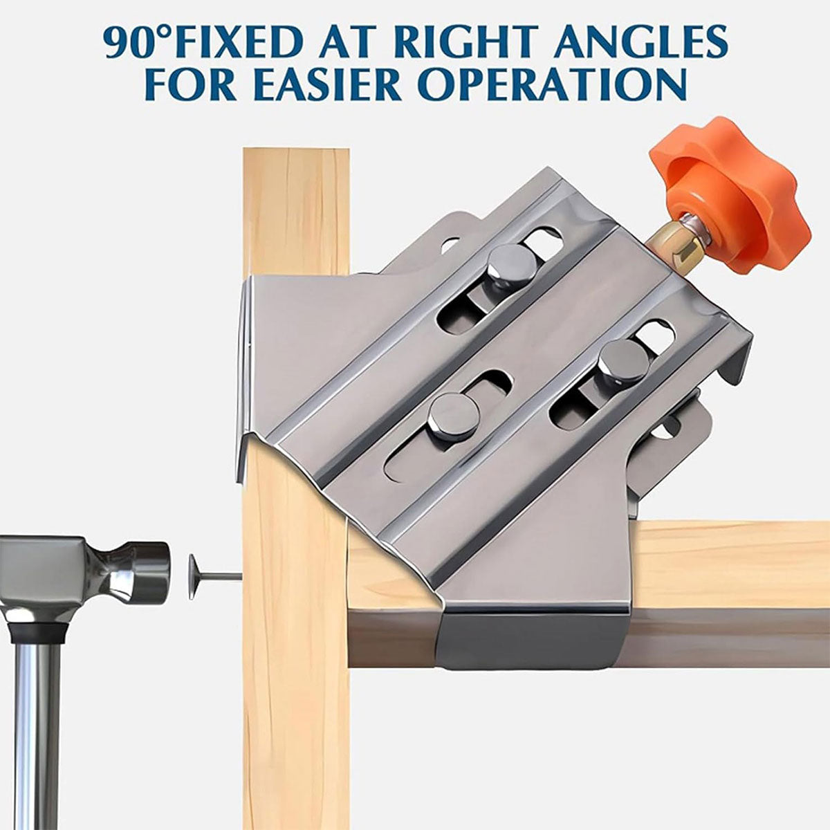 Stainless Steel Right Angle Clamps Adjustable for Woodworking