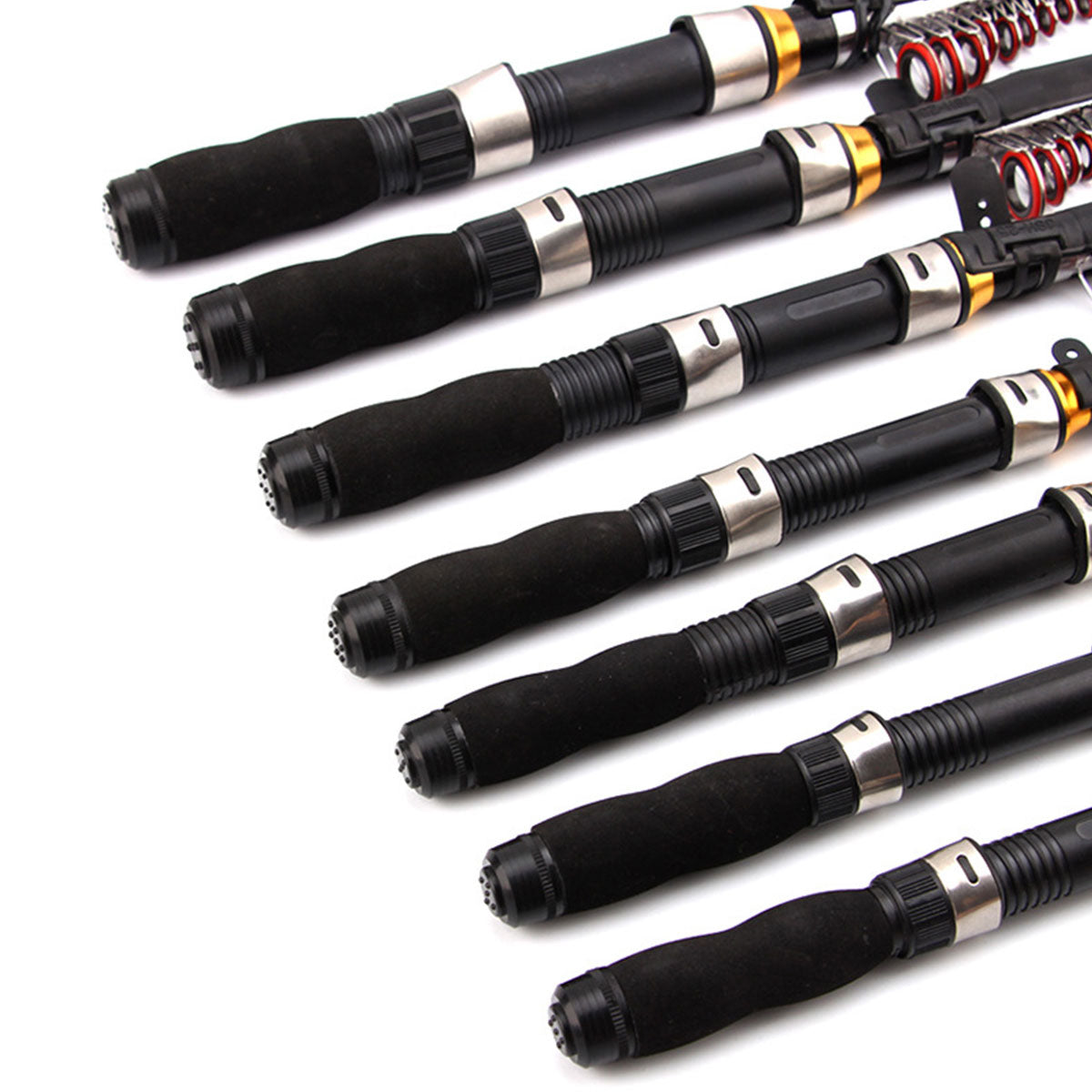 Telescopic Fishing Rod Portable Compact Travel Freshwater Saltwater