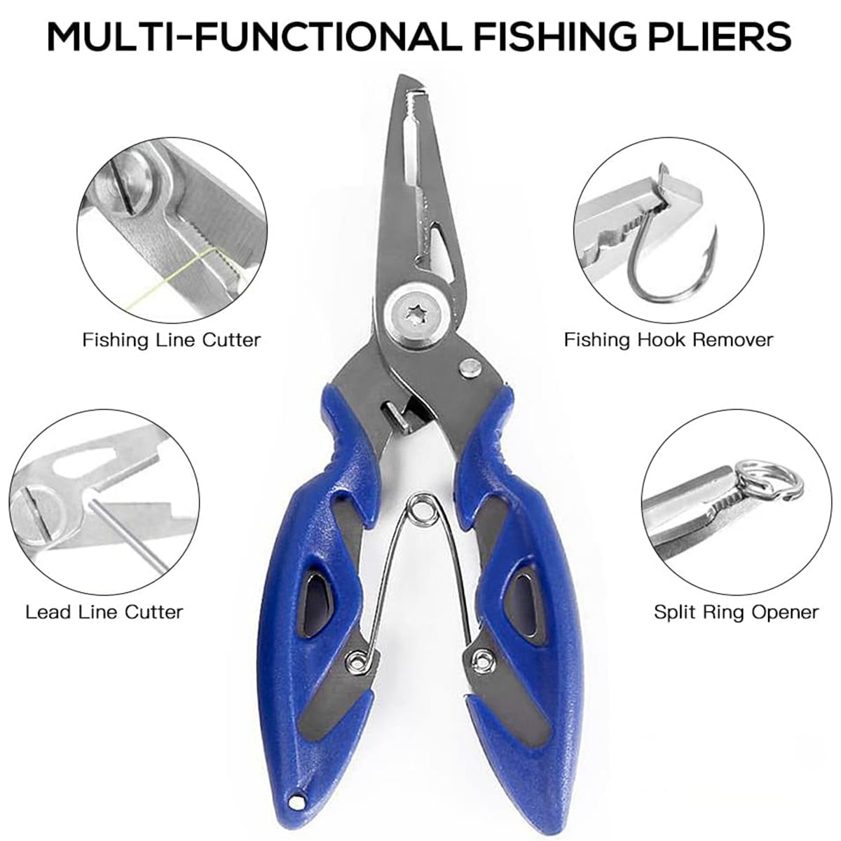 264PCS Fishing Tackle Box Set with Hooks Weights Bobbers & Plier