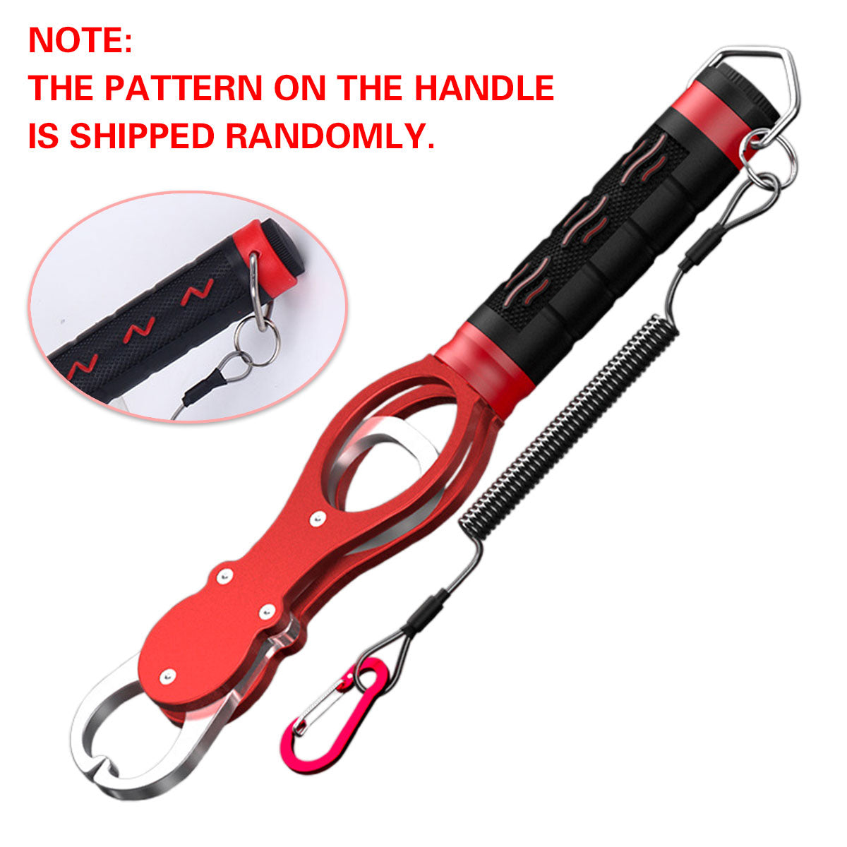 Fish Control Clamp Aviation Aluminum Rotating Fishing Grip
